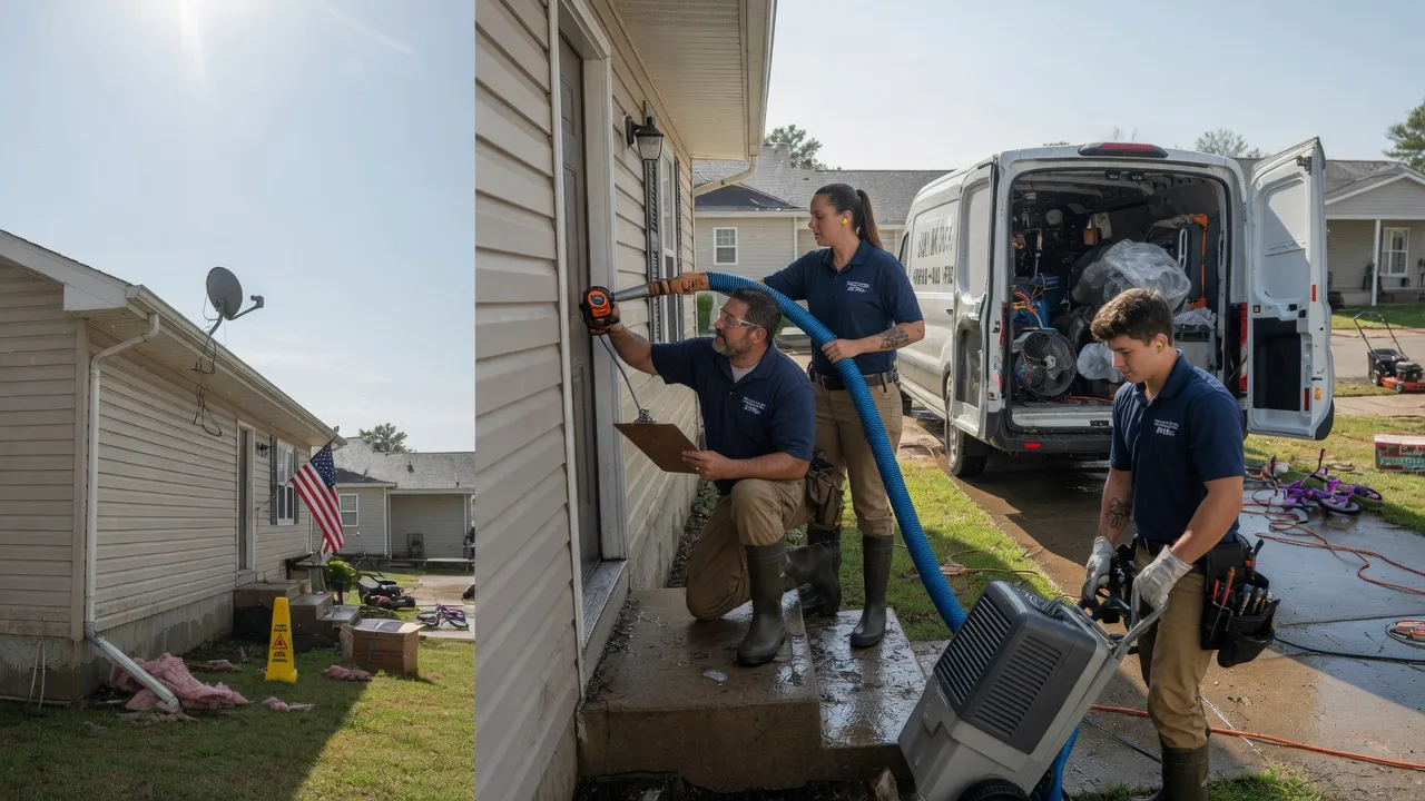 Ceiling Water Damage Restoration in Mart, TX near me